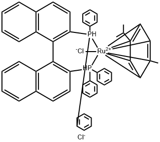 氯代[(R)-(+)-2,2′-双(二苯基膦)-1,1′-联萘](p-伞花素)氯化钌(II)