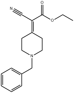 2-(1-苄基哌啶-4-基亚甲基)-2-氰基乙酸乙酯