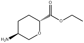 trans-5-Amino-tetrahydro-pyran-2-carboxylic acid ethyl ester