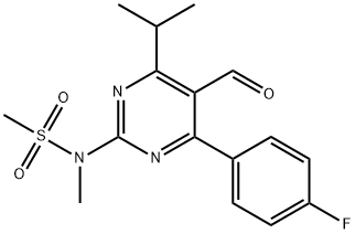 4-(4-氟苯基)-6-异丙基-2-(N-甲基-N-甲磺酰基氨基)-5-嘧啶甲醛