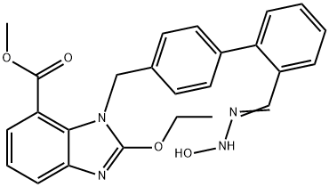 Methyl 2-ethoxy-1-((2'-(N-hydroxycarbamimidoyl)-[1,1'-biphenyl]-4-yl)methyl)-1H-benzo[d]imidazole-7-carboxylate