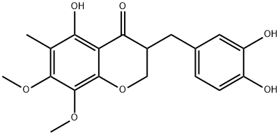 3-(2,4-Dihydroxybenzyl)-5-hydroxy-7,8-dimethoxy-6-methylchroman-4-one