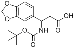 3-(1,3-苯并二唑-5-基)-3-[(叔丁氧羰基)-氨基]丙酸