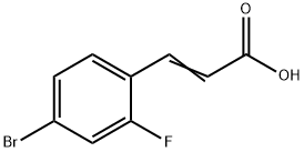 4-溴-2-氟肉桂酸