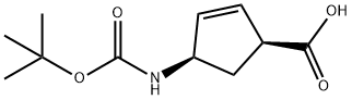 (1S,4R)-(-)-4-(Boc-氨基)-2-环戊烯羧酸