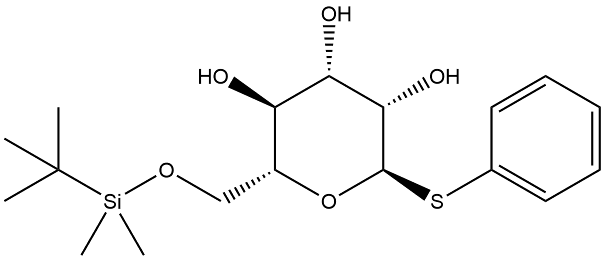 (2R,3S,4S,5S,6R)-2-(((tert-butyldimethylsilyl)oxy)methyl)-6-(phenylthio)tetrahydro-2H-pyran-3,4,5-triol