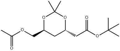 (4R-cis)-6-[(乙酰氧基)甲基]-2,2-二甲基-1,3-二氧六环-4-乙酸叔丁酯