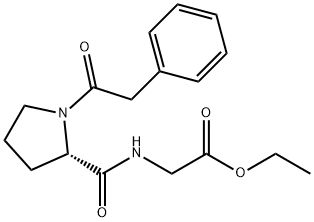 N-(1-(苯基乙酰基)-L-脯氨酰)甘氨酸乙酯