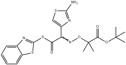 2-(2-氨基噻唑-4-基)-2-(特丁氧羰基)-异丙氧亚氨基乙酸巯基苯并噻唑酯