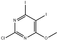 2-Chloro-4,5-diiodo-6-methoxy-pyrimidine