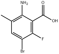 2-Amino-5-bromo-6-fluoro-3-methyl-benzoic acid