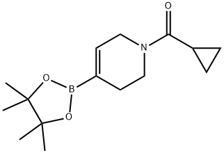 环丙基(4-硼酸频哪醇酯基-5,6-二氢吡啶-1(2H)-基)甲酮
