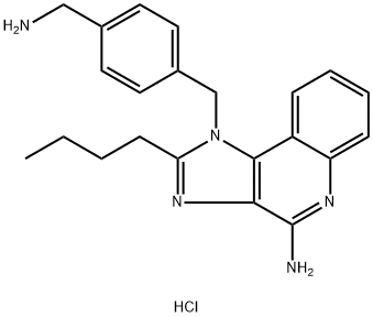 1-(4-(氨基甲基)苄基)-2-丁基-1H-咪唑并[4,5-c]喹啉-4-胺二盐酸盐