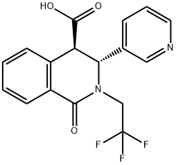 (3R,4R)-1,2,3,4-四氢-1-氧代-3-(3-吡啶基)-2-(2,2,2-三氟乙基)-4-异喹啉羧酸
