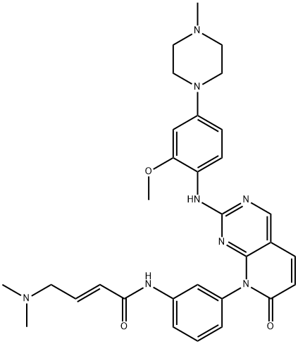 (E)-4-(Dimethylamino)-N-(3-(2-((2-methoxy-4-(4-methylpiperazin-1-yl)phenyl)amino)-7-oxopyrido[2,3-d]pyrimidin-8(7H)-yl)phenyl)but-2-enamide