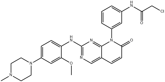 2-Chloro-N-(3-(2-((2-methoxy-4-(4-methylpiperazin-1-yl)phenyl)amino)-7-oxopyrido[2,3-d]pyrimidin-8(7H)-yl)phenyl)acetamide