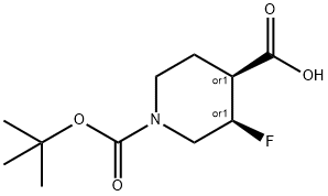 顺式-N-BOC-3-氟哌啶-4-羧酸