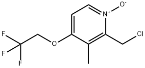 2-(chloromethyl)-3-methyl-4-(2,2,2-trifluoroethoxy)pyridine 1-oxide