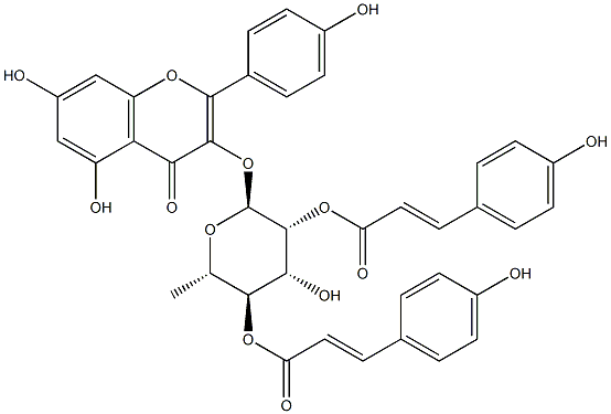 2&quot;,4&quot;-Di-O-(E-p-coumaroyl)afzelin