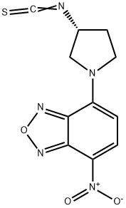 (R)-(-)-NBD-Py-NCS [=(R)-(-)-4-(3-异硫氰酸基吡咯烷-1-基)-7-硝基-2,1,3-苯并恶二唑][用于旋光纯度测定的高效液相色谱标记试剂]