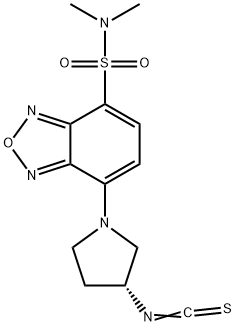 (R)-(-)-DBD-Py-NCS [=(R)-(-)-4-(N,N-二甲氨基磺酰基)-7-(3-异硫氰酸基四氢吡咯-1-基)-2,1,3-苯并恶二唑][用于高效液相色谱标记]