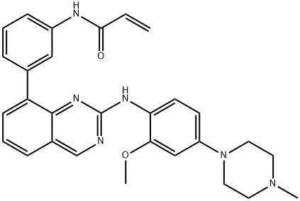 N-(3-(2-((2-Methoxy-4-(4-methylpiperazin-1-yl)phenyl)amino)quinazolin-8-yl)phenyl)acrylamide