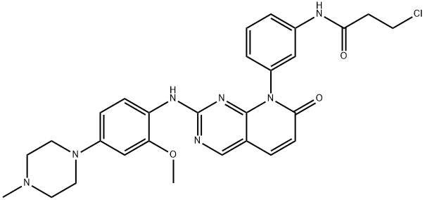 3-Chloro-N-(3-(2-((2-methoxy-4-(4-methylpiperazin-1-yl)phenyl)amino)-7-oxopyrido[2,3-d]pyrimidin-8(7H)-yl)phenyl)propanamide