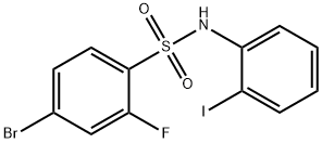 4-溴-2-氟-N-(2-碘苯基)-苯磺酰胺