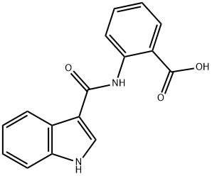 2-(1H-Indole-3-carboxamido)benzoic acid