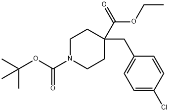 N-Boc-4-(4-氯苄基)哌啶-4-羧酸乙酯