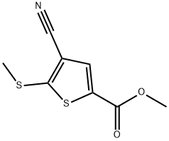 4-氰基-5-(甲硫基)噻吩-2-羟酸甲酯,97%