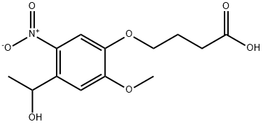 4-[4-(1-羟乙基)-2-甲氧基-5-硝基苯氧基]丁酸