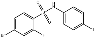 4-溴-2-氟-N-(4-碘苯基)-苯磺酰胺