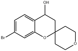 7-Bromo-2',3,3',4,5',6'-hexahydro-spiro[2H-1-benzopyran-2,4'-[4H]pyran]-4-ol