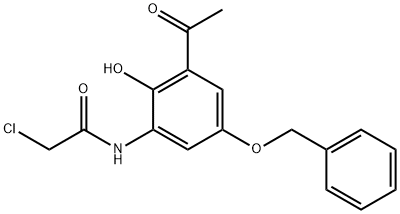 N-(3-Acetyl-5-(benzyloxy)-2-hydroxyphenyl)-2-chloroacetamide