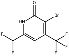3-溴-6-(二氟甲基)-4-(三氟甲基)吡啶-2(1H)-酮