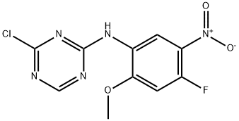 4-Chloro-N-(4-fluoro-2-methoxy-5-nitrophenyl)-1,3,5-triazin-2-amine