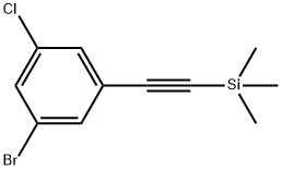 ((3-Bromo-5-chlorophenyl)ethynyl)trimethylsilane