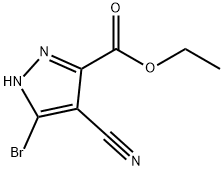 5-Bromo-4-cyano-2H-pyrazole-3-carboxylic acid ethyl ester
