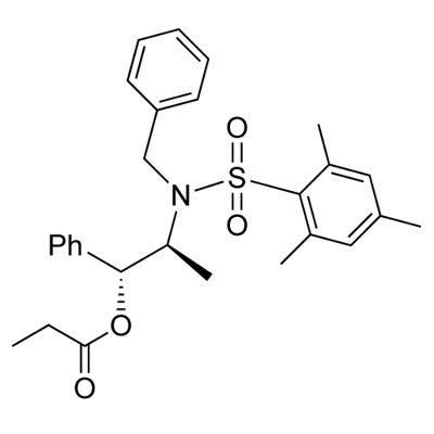 丙酸(1R,2S)-2-[N-苄基-N-(均三甲苯基磺酰)氨基]-1-苯基丙酯