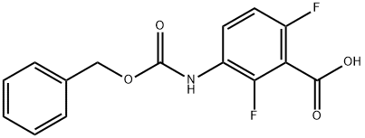 3-(((Benzyloxy)carbonyl)amino)-2,6-difluorobenzoic acid