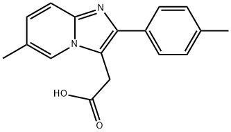 6-甲基-2-(4-甲基苯基)咪唑并[1,2-a]吡啶-3-乙酸