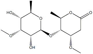 6-Deoxy-3-O-methyl-β-allopyranosyl(1&rarr;4)-β-cymaronic acid δ-lactone