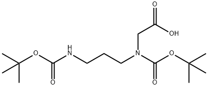N-叔丁氧羰基-N-[3-(叔丁氧羰基氨基)丙基]甘氨酸