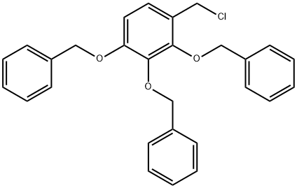 (((4-(Chloromethyl)benzene-1,2,3-triyl)tris(oxy))tris(methylene))tribenzene