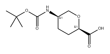 (2R, 5R)-5-tert-Butoxycarbonylamino-tetrahydro-pyran-2-carboxylic acid