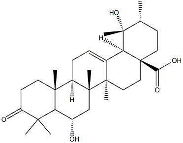 6β,19-Dihydroxy-3-oxours-12-en-28-oic acid