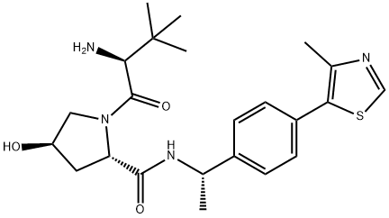 (2S,4R)-1-((S)-2-氨基-3,3-二甲基丁酰基)-4-羟基-N-((S)-1-(4-(4-甲基噻唑-5-基)苯基