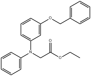 N-[3-(Benzyloxy)phenyl]anilinoaceticacidethylester