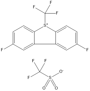 2,8-二氟-5-(三氟甲基)-5H-二苯并[B,D]噻吩-5-鎓三氟甲磺酸盐